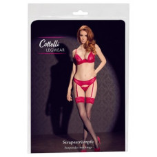 Cottelli Legwear Stockings black/red 7