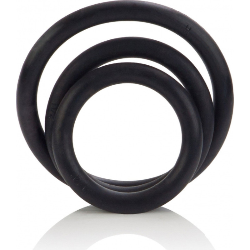 Calexotics Rubber Ring - 3 Piece Set / Black