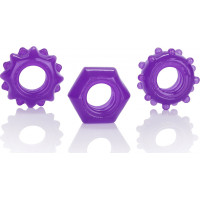 Calexotics Reversible Ring Set / Purple
