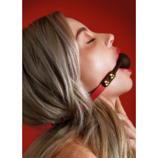 Taboom Silicone Ball Gag / Red
