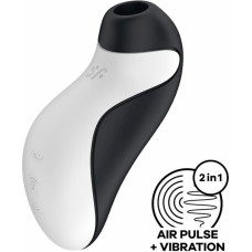 Satisfyer Orca - Воздушный импульсный стимулятор и вибратор - Черный/Белый