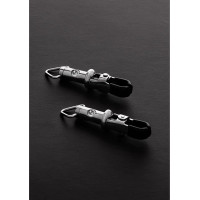 Steel By Shots 2 Barrel Tit Clamps with 3 Gemstones