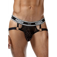 Male Power Jock Ring - S/M - Black
