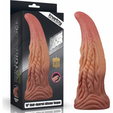 Lovetoy 10 collu DIVSLĀŅU PLATĪNA SILIKONA MĒLES
