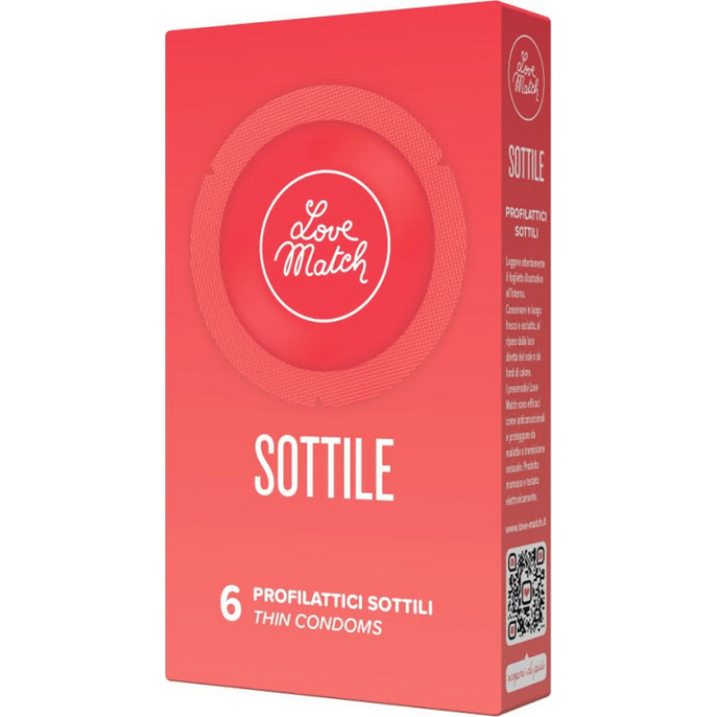 Love Match Prezerwatywy-Love Match Sottile  - 6 pcs pack