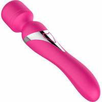 B - Series Fox Stymulator - B - Series - Silicone Dual Massager Pulsator USB 7+7 Function (Pink)