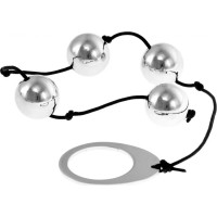 Me You Us Kulki- Me You Us Heavy Metal Anal Beads Silver