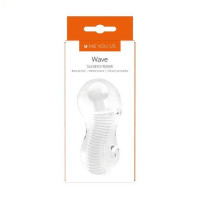 Me You Us Masturbator- Me You Us Wave Sucker Stroker Male Masturbator Transparent