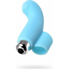 JOS DANKO, Finger vibrator for G-point stimulation, silicone, blue, 9.5 cm
