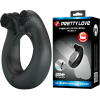 Pretty Love VIBRANT PENIS RING DAHLIA, 12 vibration functions memory function