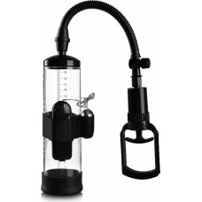 B - Series Power Pompka-Powerpump MAX Vibrating - Black&Clear