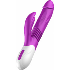 B - Series Fox Wibrator-Silicone Vibrator USB 10 Function + Expander and Thrusting Function