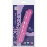 Silicone Basics Wibrator-BASICS 10 FUNCTION STUD PINK
