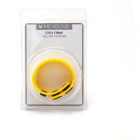 Me You Us Yellow Silicone Cock Strap