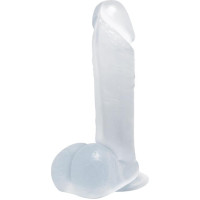 Baile - DONG Realistic dildo ( clear/pink/purple )