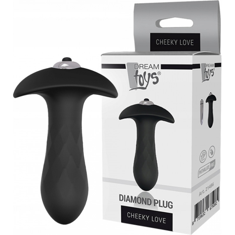 Dream Toys CHEEKY LOVE SINGLE SPEED DIAMOND PLUG
