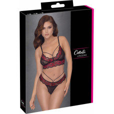 Cottelli Lingerie Бюстгальтер черный/красный L