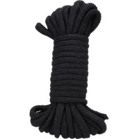 Doc Johnson Cotton Rope - 32 ft - Black
