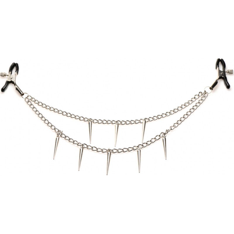 Xr Brands Daggers - Double Chain Nipple Clamps