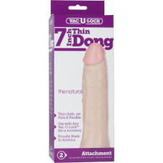 Doc Johnson Õhuke Dong – realistlik dildo – 7/18 cm