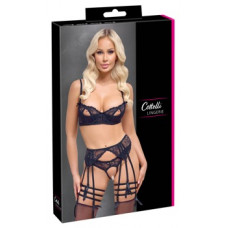 Cottelli Lingerie Rinnahoidja Suspenderi komplekt 85C/L