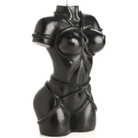 Xr Brands Bound Goddess - Drip Candle - Black
