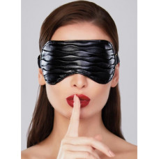 Allure Butter Soft - Faux Leather Mask with Ruffles - One Size