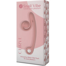 Snail Vibe - Kreivės vibratorius - Peachy Pink