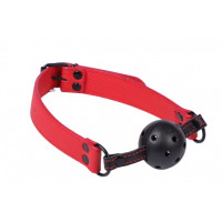 Mokko Toys Ballgags Sarkans/Melns
