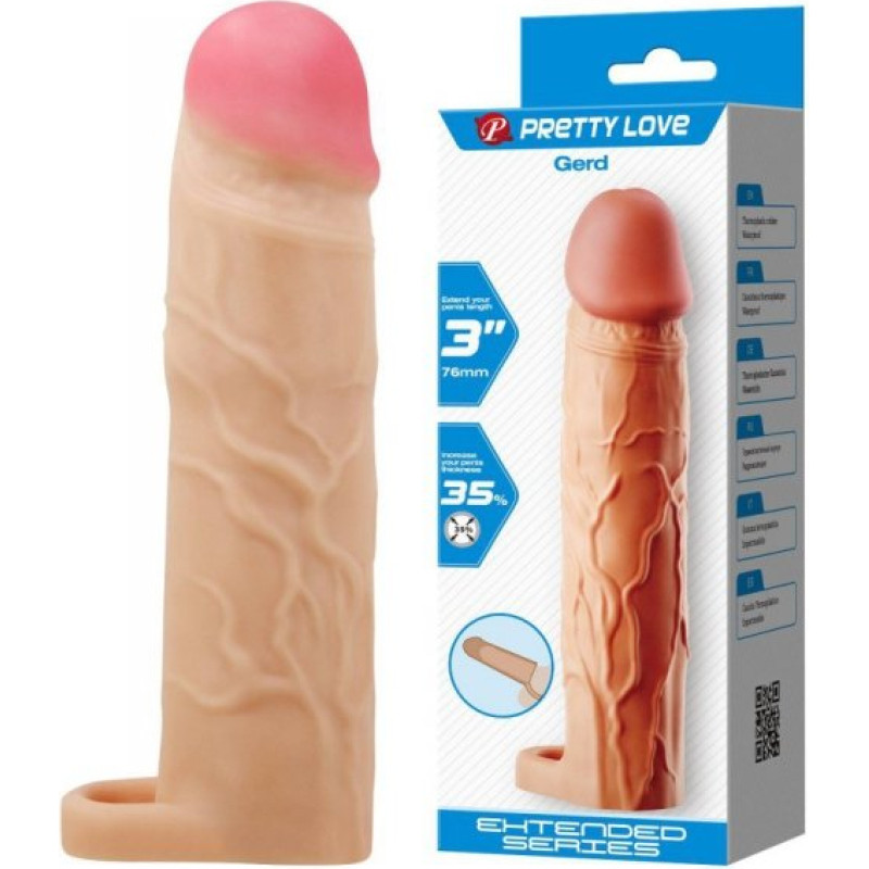 Boss Of Toys PRETTY LOVE - Gerd Flesh, Extend your penis lenghth 3'' (76mm)