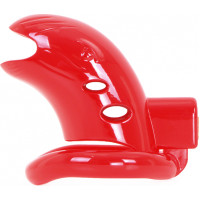 Kiotos Bdsm Plastic Chastity Cage Red