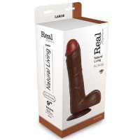 Real Rapture Wibrator-REALISTIC VIBRATOR REAL RAPTURE BROWN 9