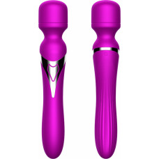 B - Series Fox Stymulator-Silicone Dual Massager USB 7+7 Function Purple