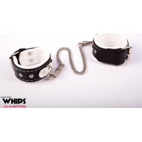 Whips Collections Kajdanki - Kajdanki damskie na ręce białe