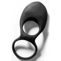 Lola Games Pierścień- Vibrating Double Cockring Daydream Black