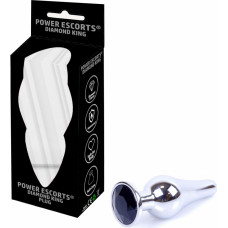 Power Escorts Plug - butt plug small black stone