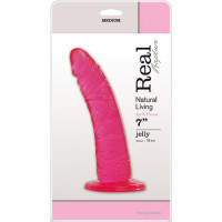 Real Rapture Dildo-JELLY DILDO REAL RAPTURE PINK 7