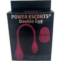 Power Escorts - Double Egg - Remote Controlled Vibrator - Pink