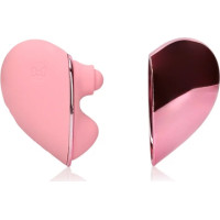 Loveline By Shots Tapping Heart Vibrator - Pink Arabesque