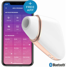 Satisfyer Armastuse kolmnurk – õhuimpulsi stimulaator ja vibratsioon – valge