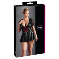 Cottelli Curves Kleit must/punane 4XL