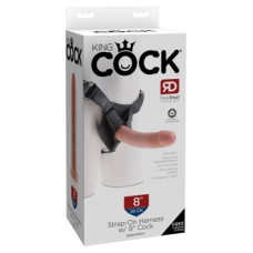King Cock Strap-On 8 inch