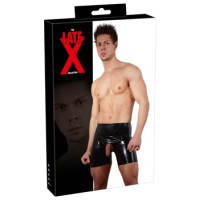 Late X Men's Latex Pants black XL