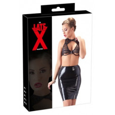 Late X Латексная юбка 2XL