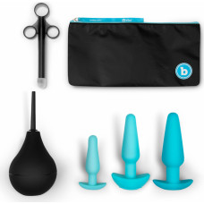 B-Vibe Anal Education Set / Blue