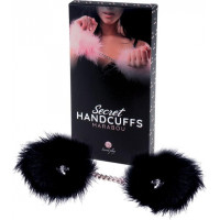 Secret Play Marabou Handcuffs / Black