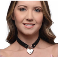 Xr Brands Lock-It - Choker with Heart Lock and Key