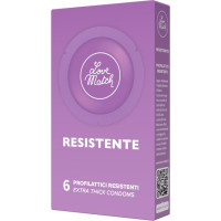 Love Match Prezerwatywy-Love Match Resistante  - 6 pcs pack