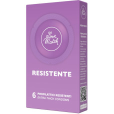 Love Match Prezerwatywy-Love Match Resistante  - 6 pcs pack