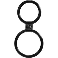 Me You Us Pierścień- Me You Us Dual Ring Cock Ring Black